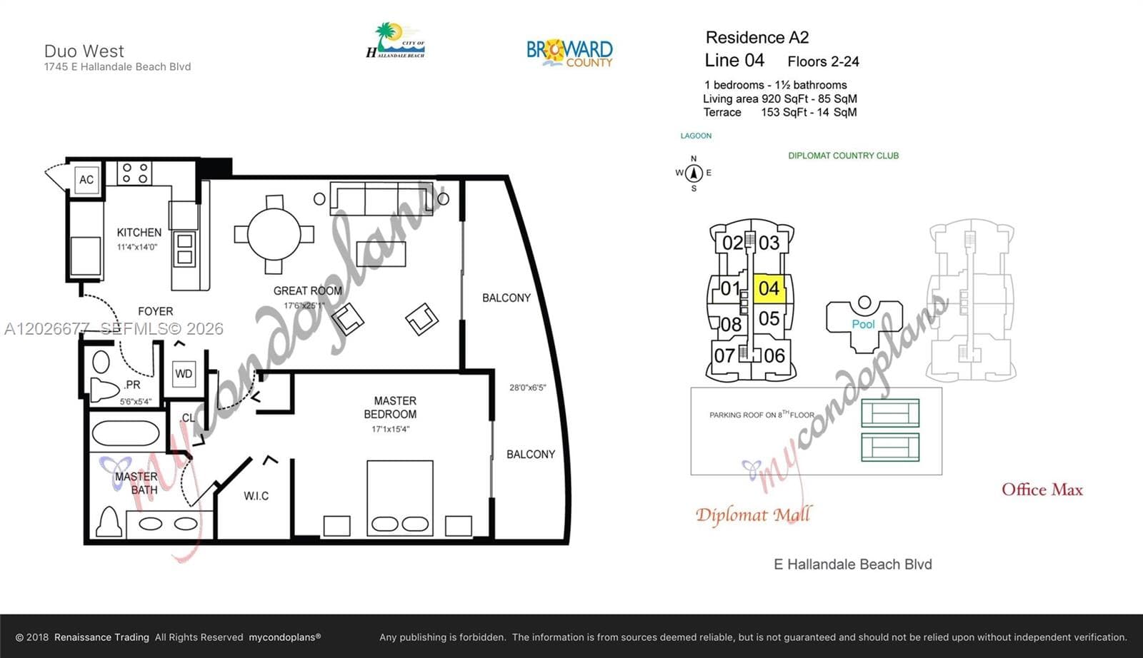 1745 E Hallandale Beach Blvd # 2104W, Hallandale Beach, FL 33009 photo 2