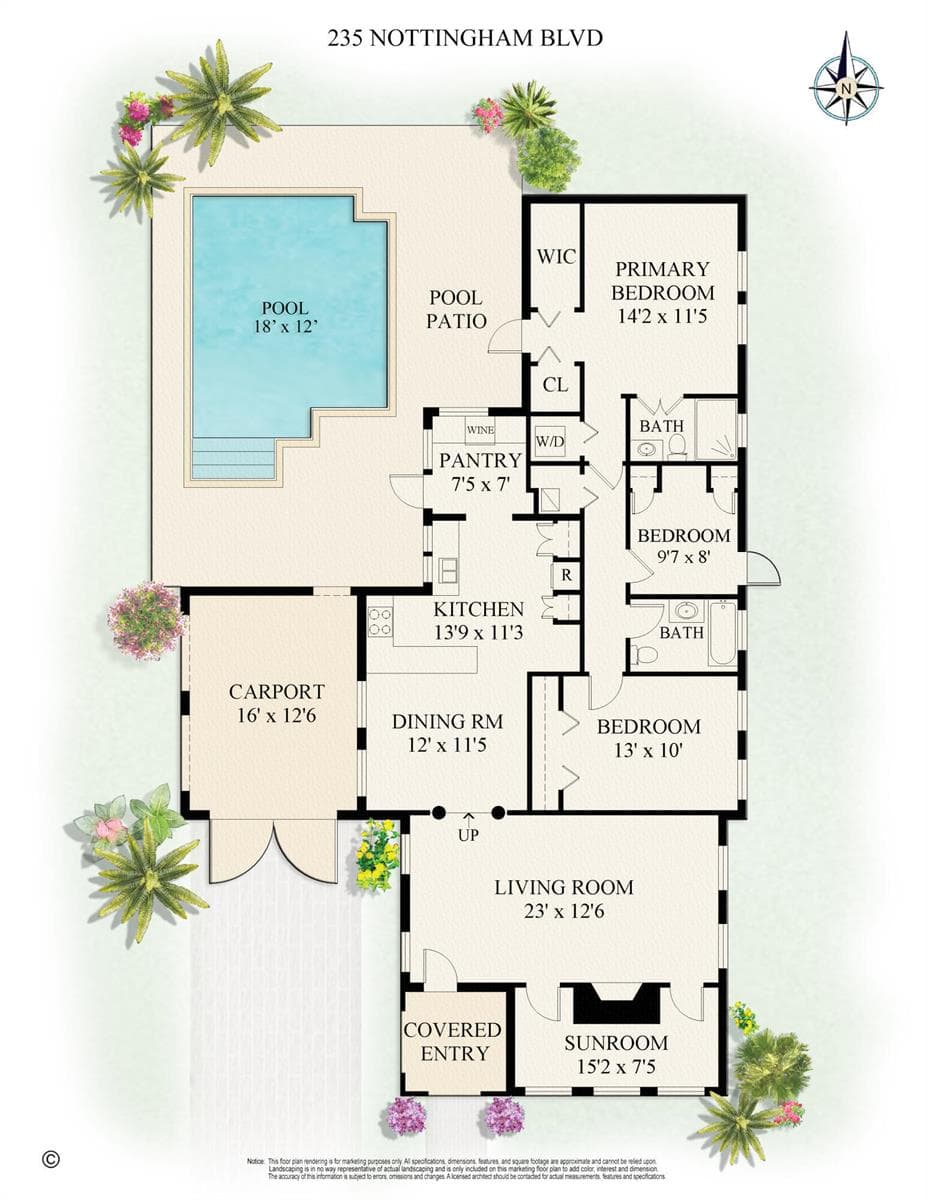 235 Nottingham Boulevard, West Palm Beach, FL 33405 photo 3