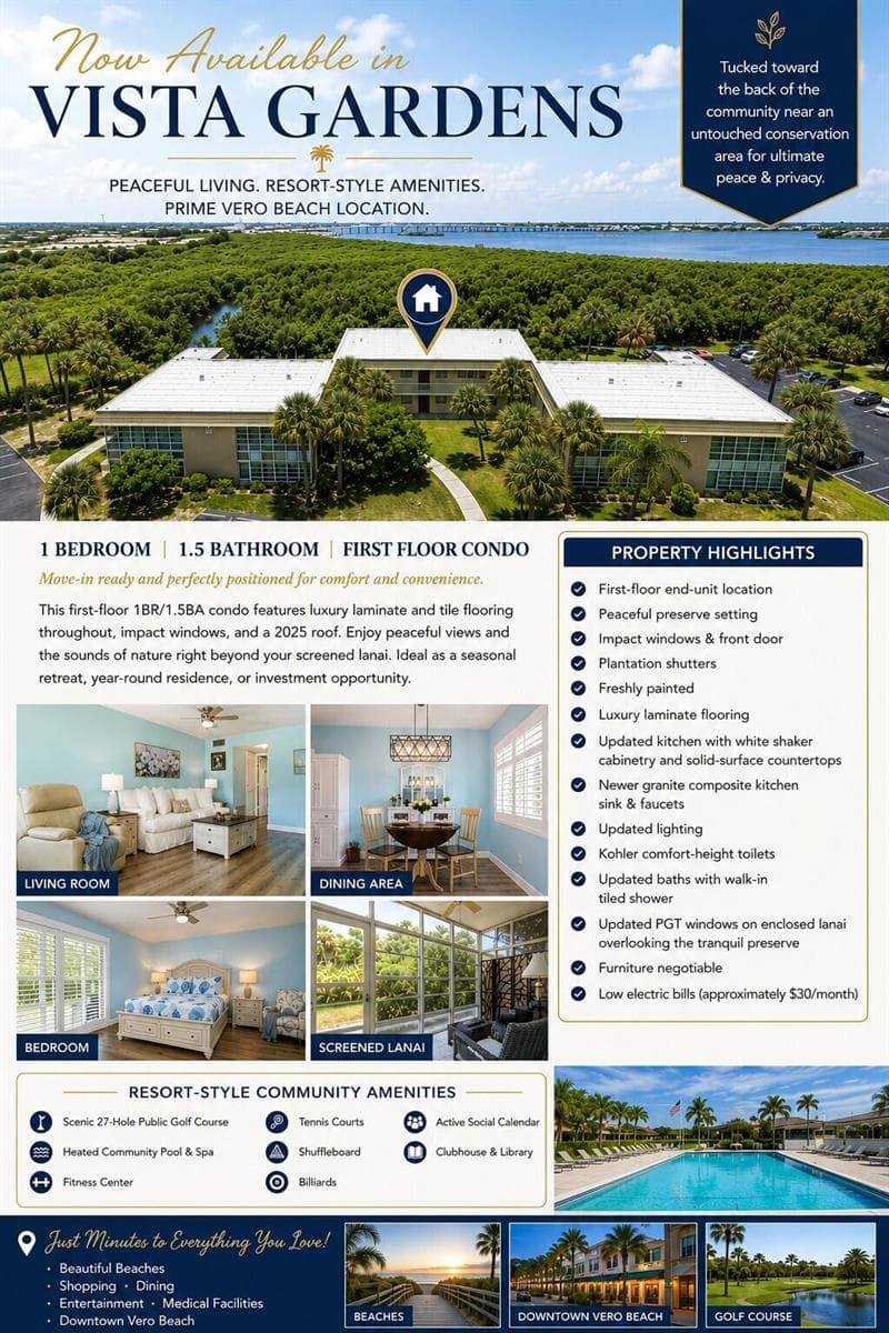 28 Vista Gardens Trail # 105, Vero Beach, FL 32962 photo 4