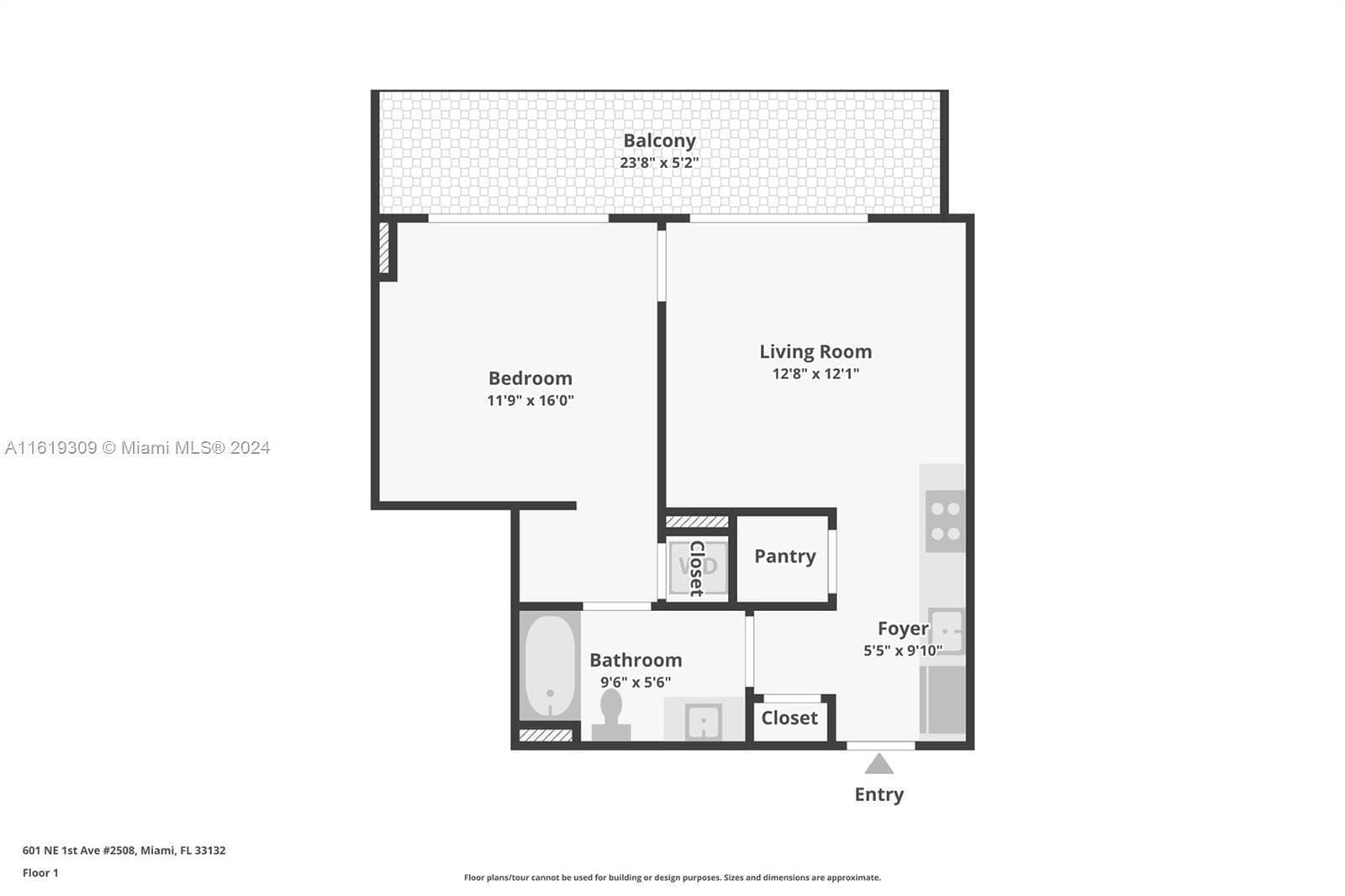 601 NE 1st Avenue # 2809, Miami, FL 33132 photo 3