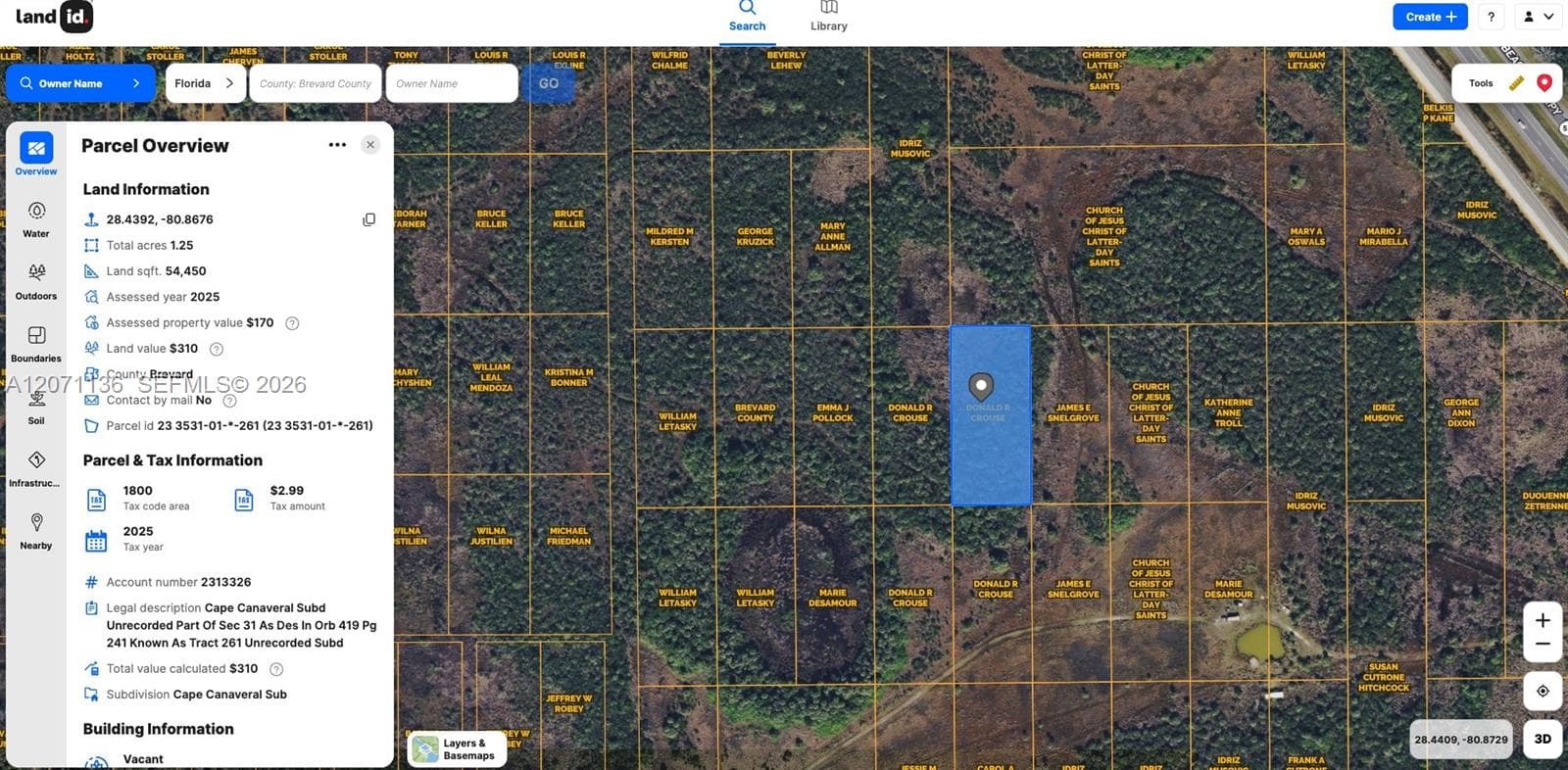 0 Unknown, Cocoa, FL 32926