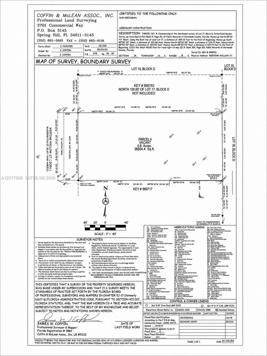 0 WEEPING WILLOW ST, Other City - In The State Of Florida, FL 34613 photo 3