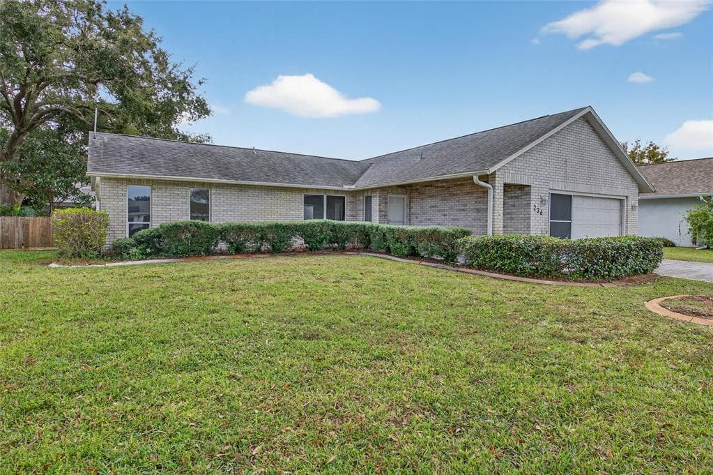 236 MEADOW LAKE DRIVE, EDGEWATER, FL 32141