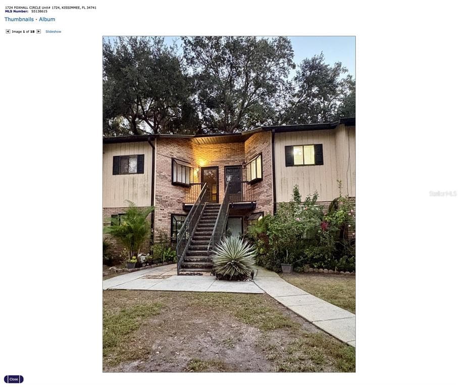 1724 FOXHALL CIRCLE # 1724, KISSIMMEE, FL 34741